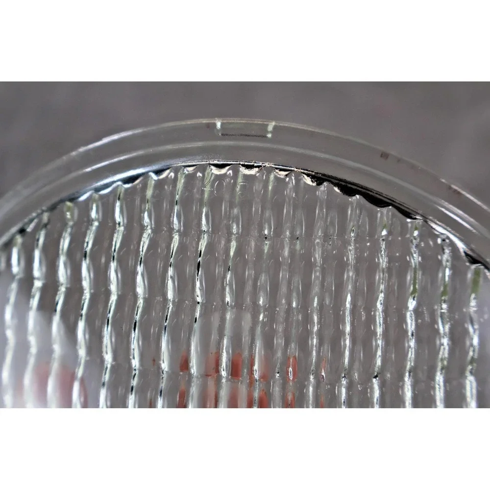 Vintage Industrial Prismatic Glass Lens Fresnel Light Cover 7